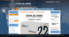 Desktop Screenshot of festivaldelcabaret.com