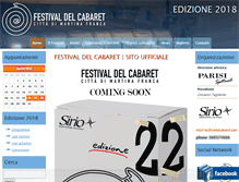 Tablet Screenshot of festivaldelcabaret.com